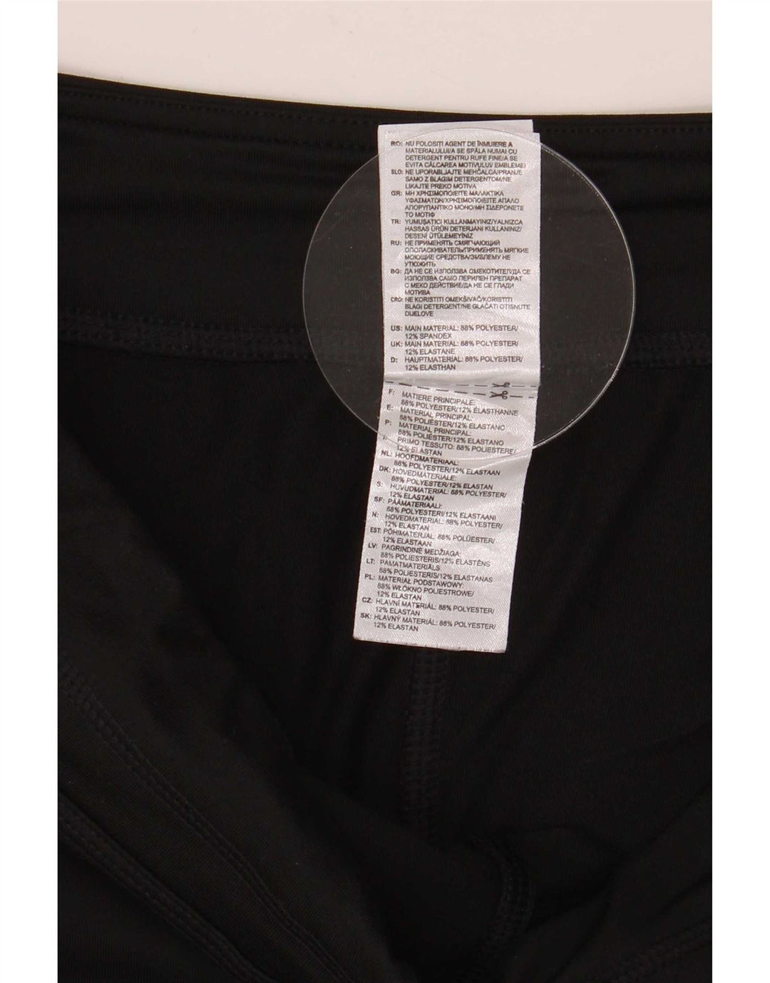 Pantaloni da tuta da donna Adidas UK 12/14 Medium Nero Poliestere