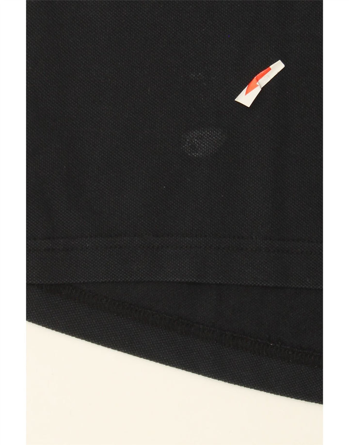 Polo Nike da uomo Dri Fit in cotone nero medio