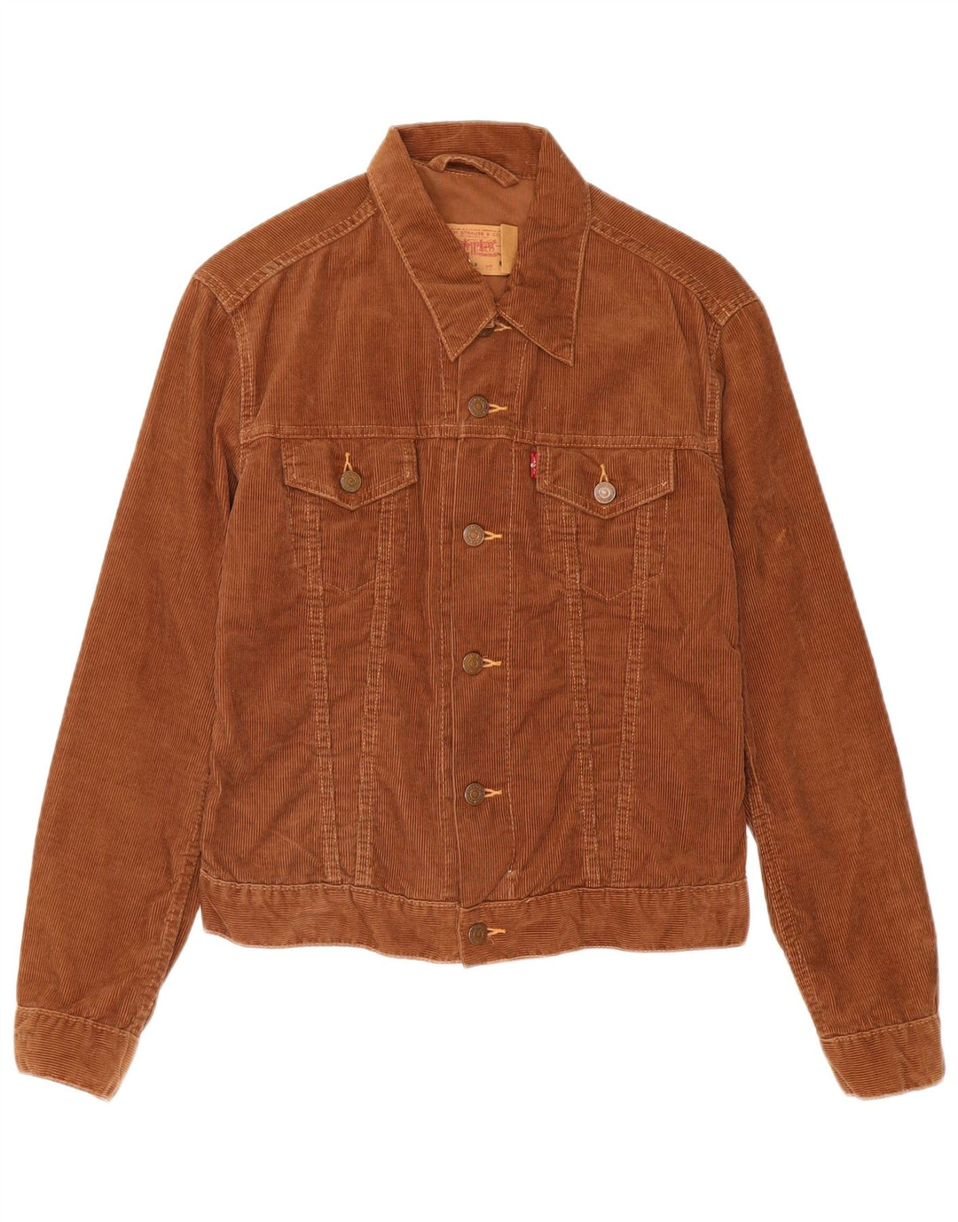 LEVI'S Girls Corduroy Jacket 11-12 Years Medium  Brown Cotton
