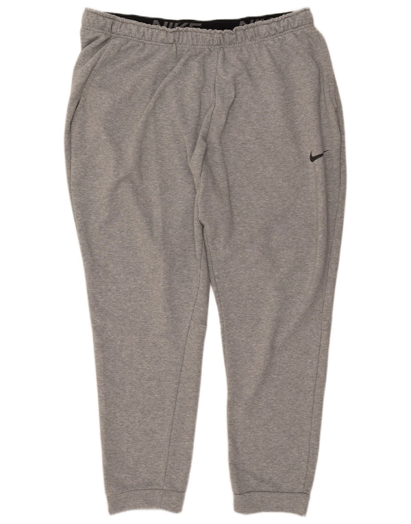 NIKE Pantaloni da tuta da uomo Dri Fit Joggers 3XL Cotone grigio