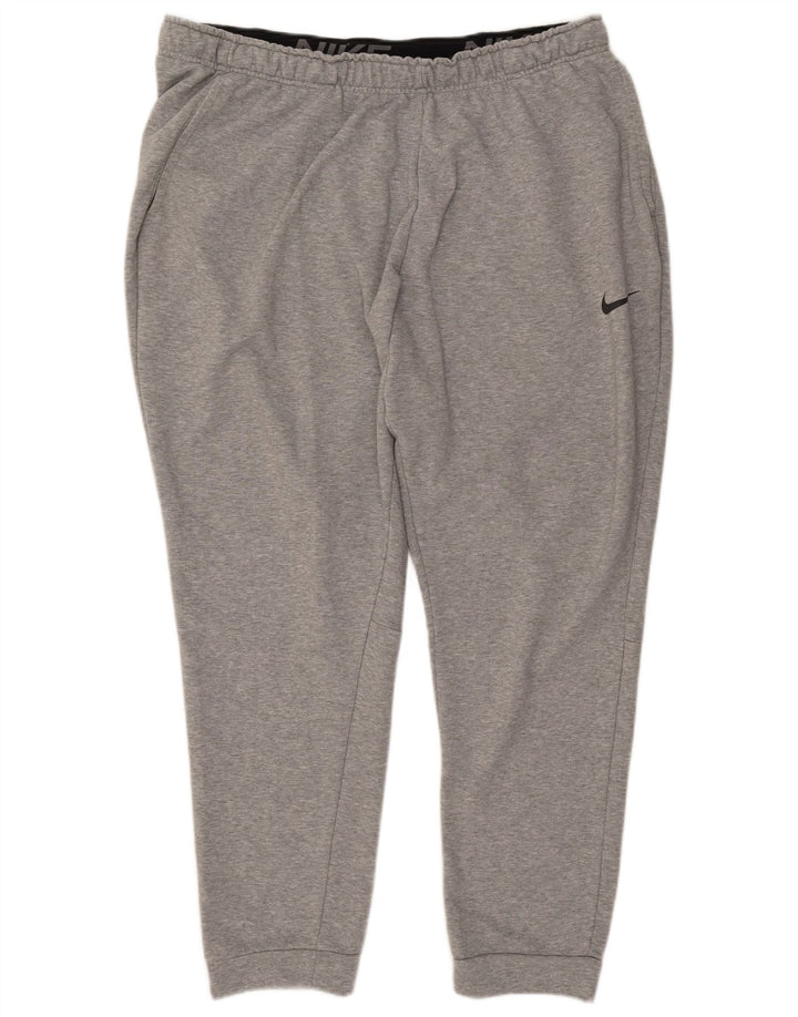 NIKE Pantaloni da tuta da uomo Dri Fit Joggers 3XL Cotone grigio