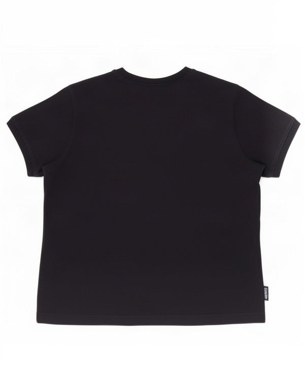 T-shirt da donna Adidas Top UK 16 grande cotone blu navy