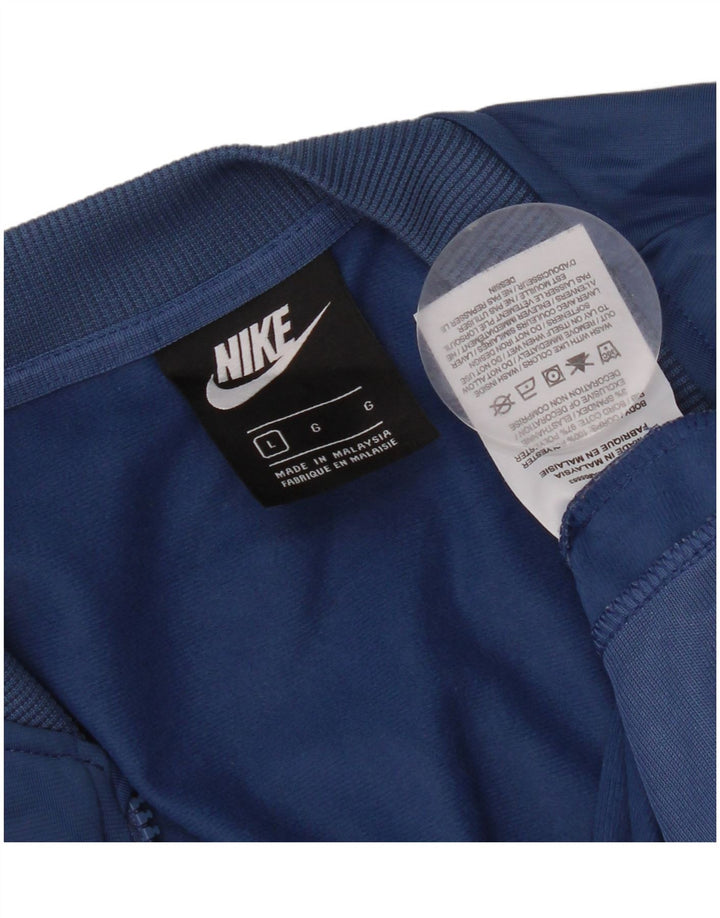 Giacca da ginnastica grafica da ragazzo Nike 12-13 anni Large Blue Colourblock