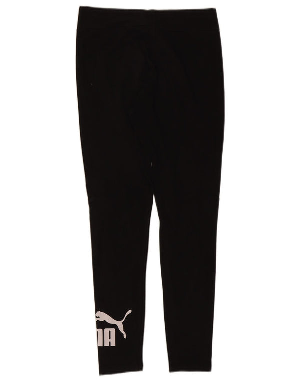 Leggings grafici da donna Puma UK 14 cotone nero medio