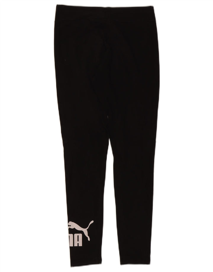 Leggings grafici da donna Puma UK 14 cotone nero medio