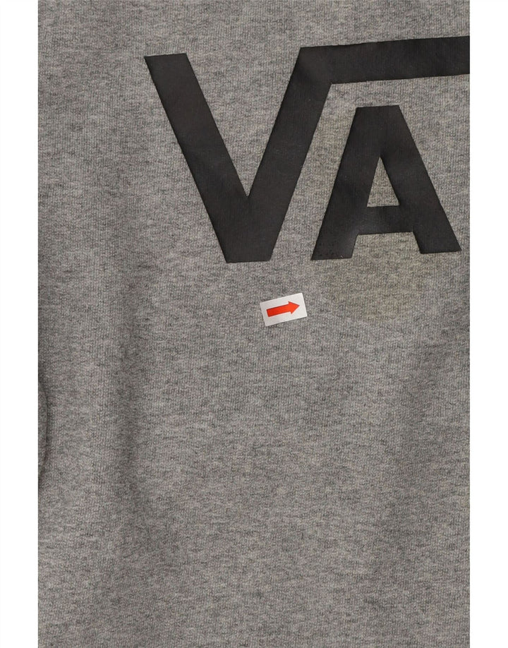 Felpa con grafica da donna Vans UK 18 XL Cotone grigio
