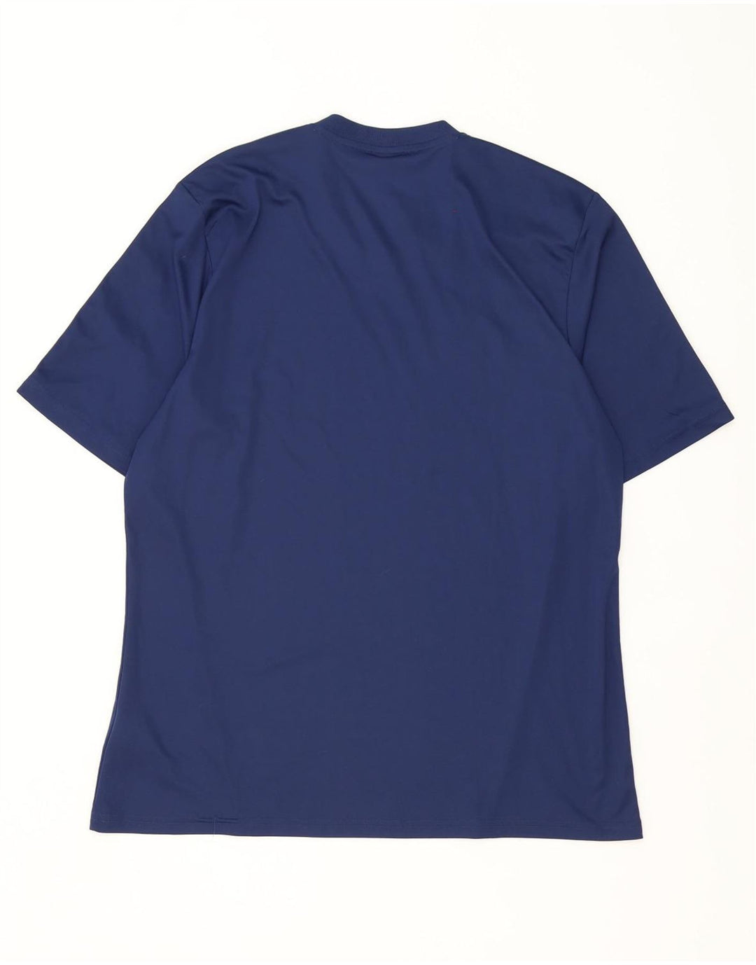 T-shirt Adidas Climalite da uomo Top XL Poliestere a righe blu navy