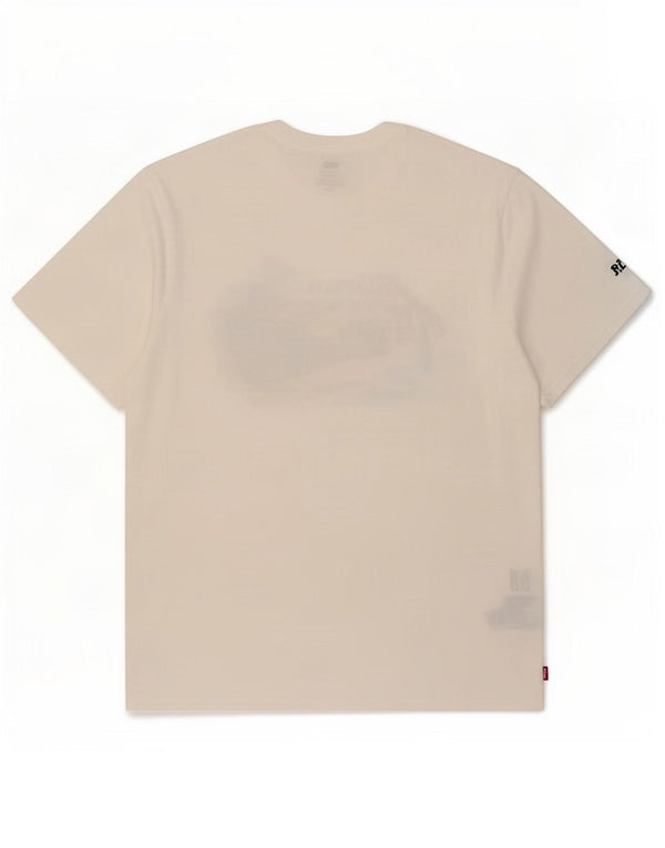 Levi's Mens Relaxed Graphic T-Shirt Top Small White Cotton