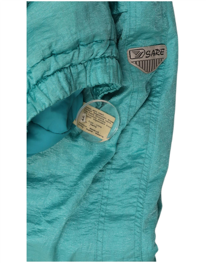 Giacca a vento da donna VINTAGE IT 46 Large Blu Poliammide