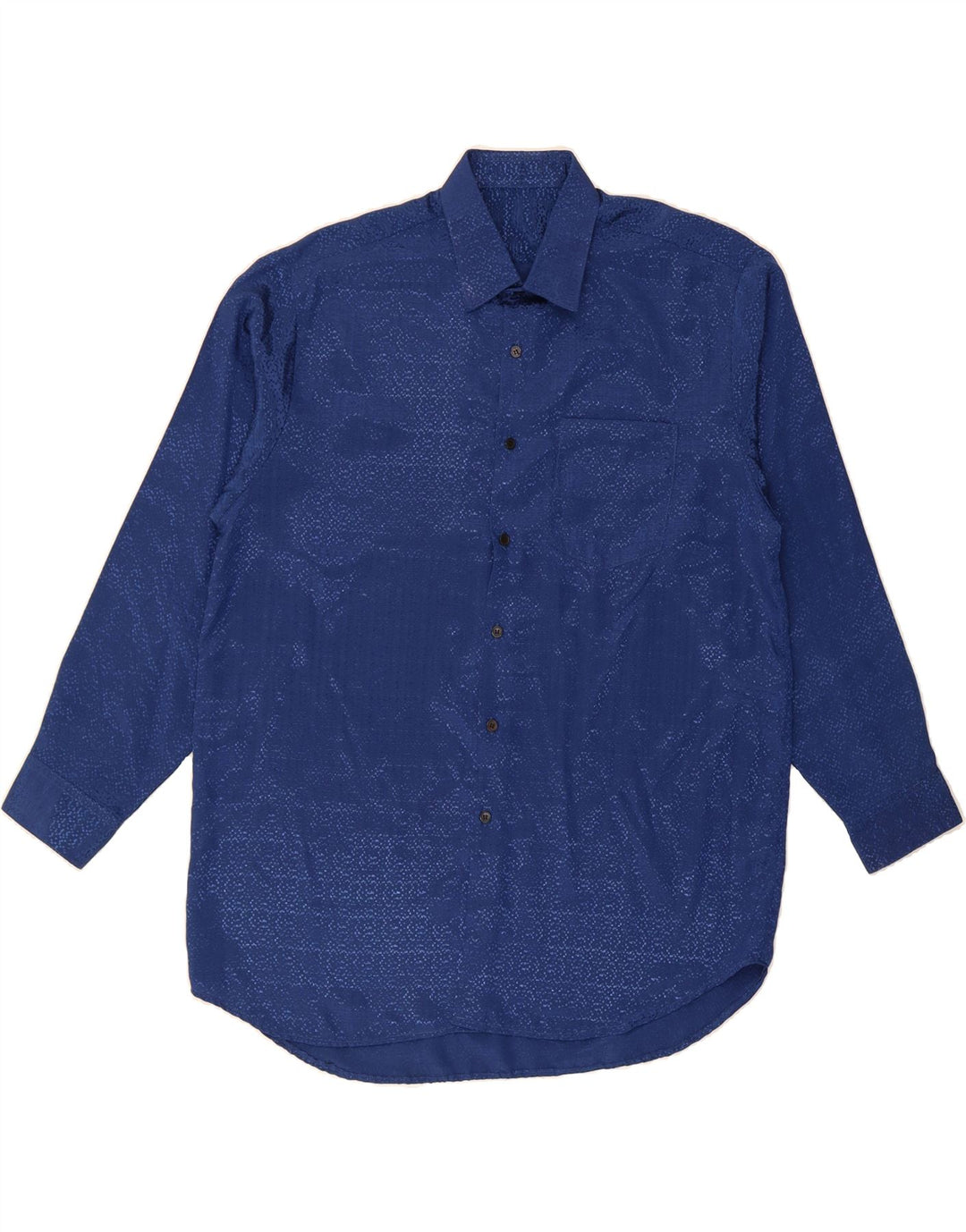 VINTAGE Mens Shirt Large Blue Vintage Vintage and Second-Hand Vintage from Messina Hembry 