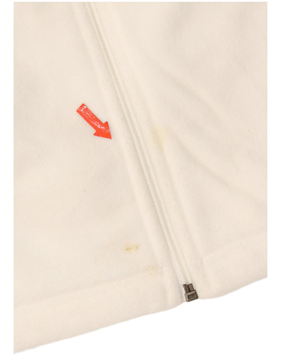 Giacca in pile da donna Marks & Spencer UK 16 grande poliestere bianco