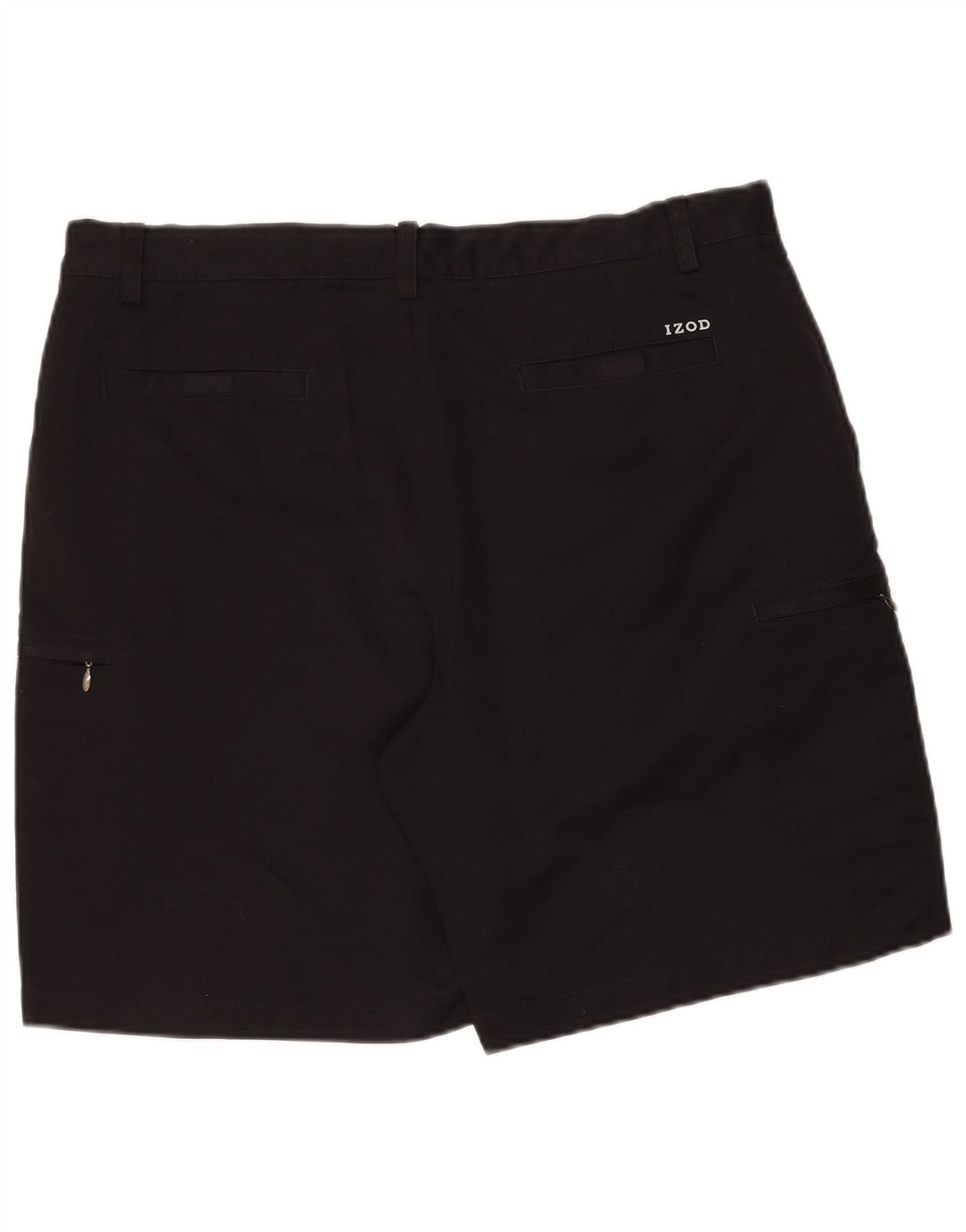 Pantaloncini chino da uomo Izod W38 XL poliestere nero