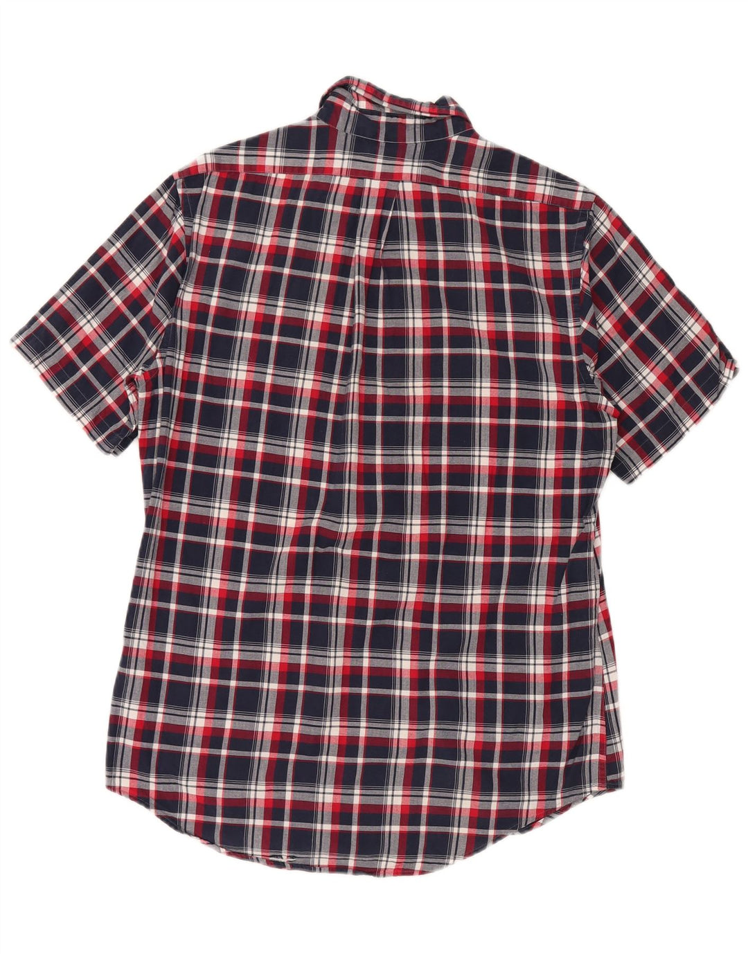 Camicia a maniche corte Regent da uomo Brooks Brothers a quadri blu navy medio