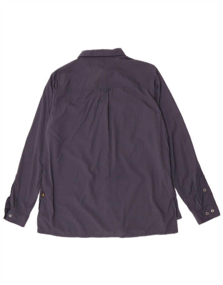 Camicia da donna Jack Wolfskin UK 12 Medium Blu Navy Poliammide