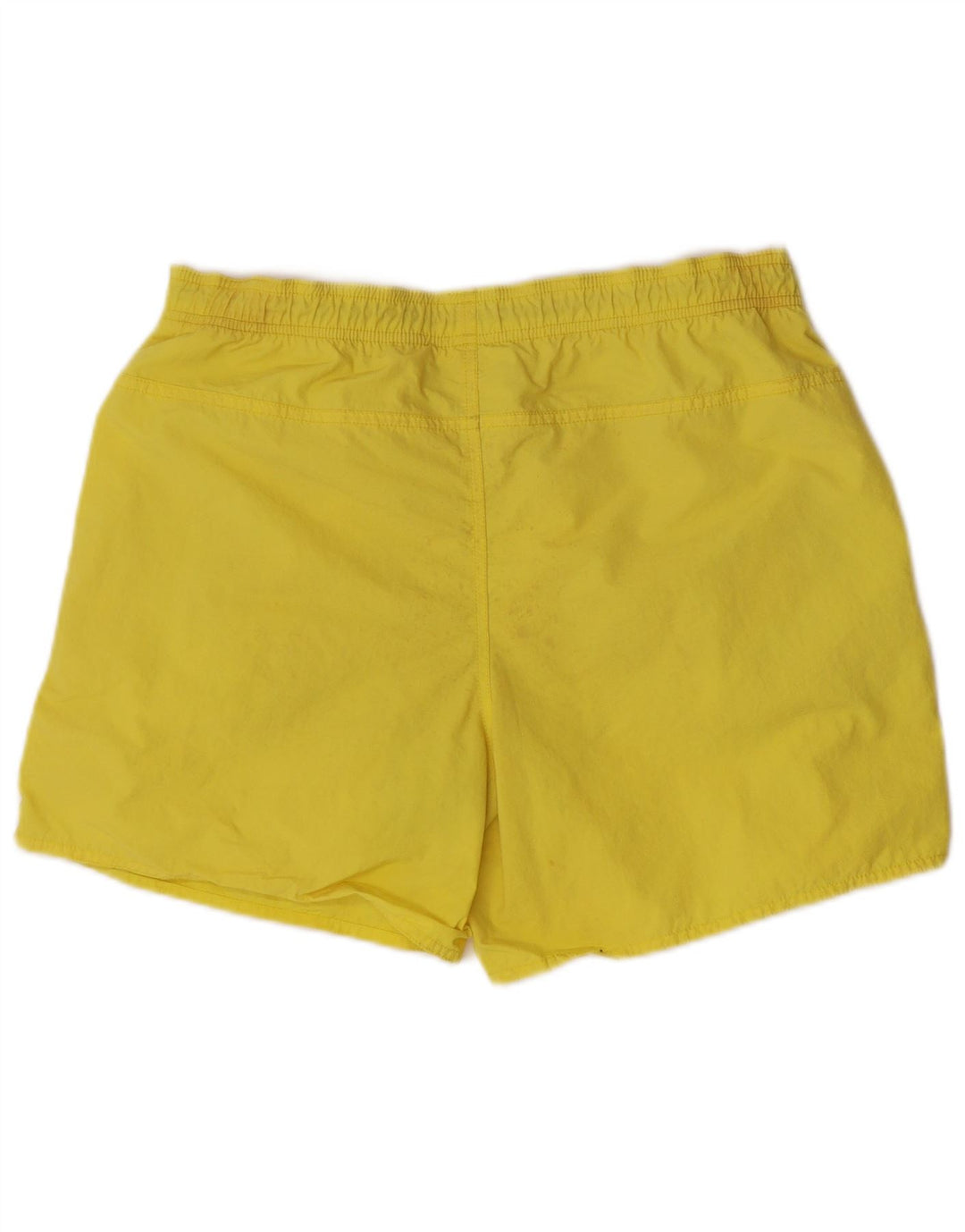 Pantaloncini da bagno da uomo Adidas grandi in nylon giallo