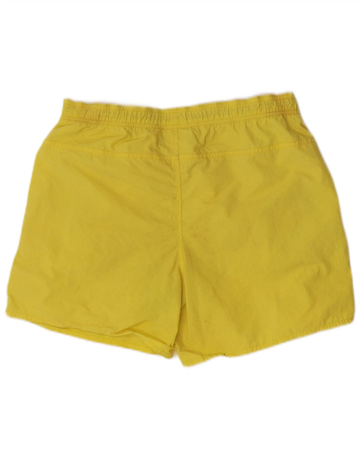 Pantaloncini da bagno da uomo Adidas grandi in nylon giallo