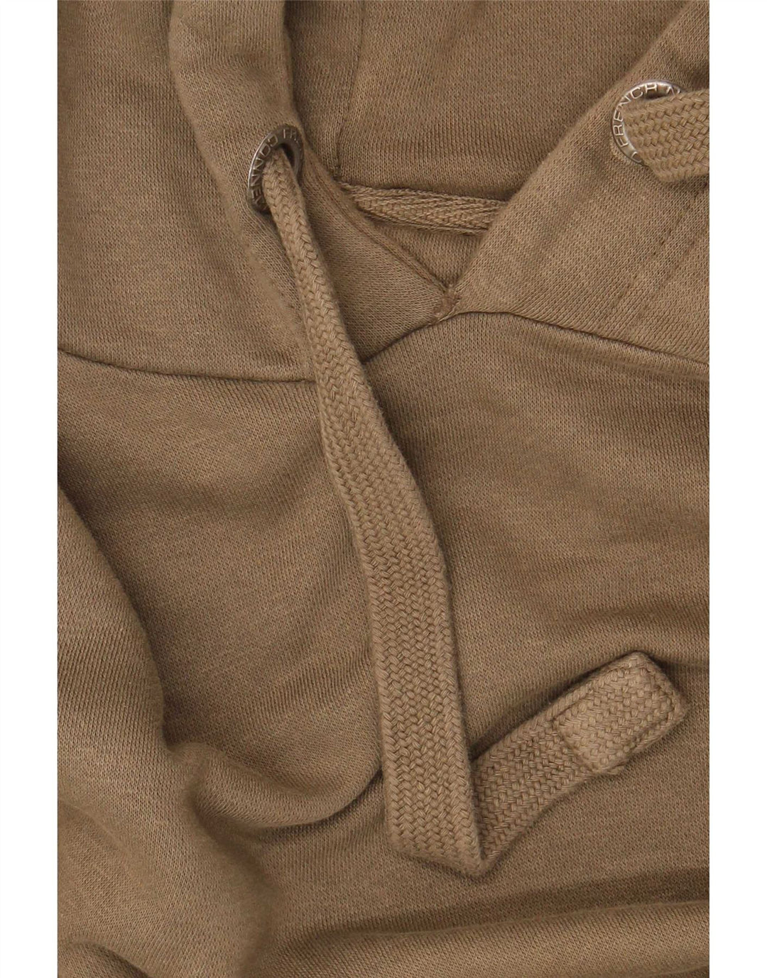 Maglione con cappuccio da uomo French Connection, cotone kaki medio