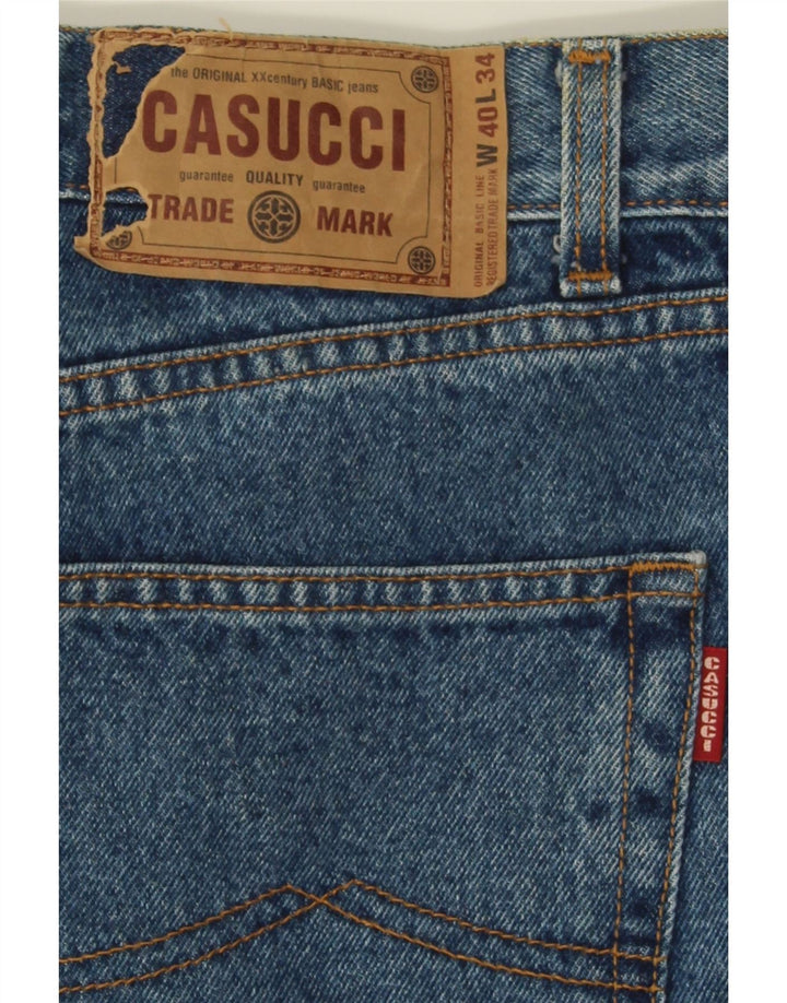 CASUCCI Womens Straight Jeans W40 L34 Blue Cotton Vintage Casucci and Second-Hand Casucci from Messina Hembry 