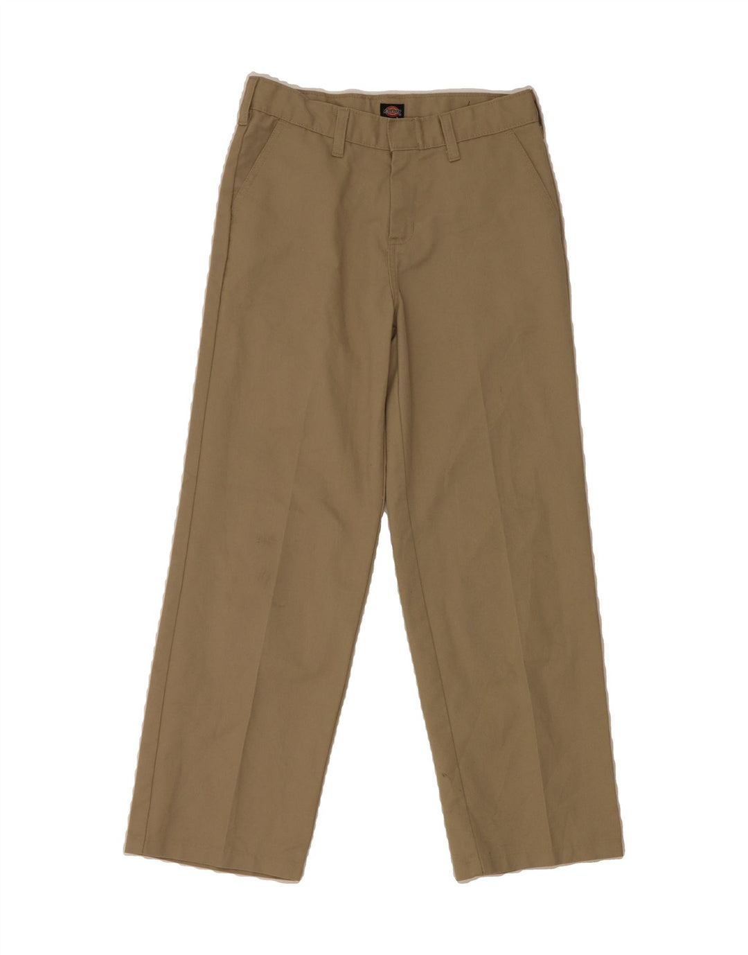 DICKIES Womens Straight Chino Trousers US 12 Large W26 L26 Beige Polyester Vintage Dickies and Second-Hand Dickies from Messina Hembry 