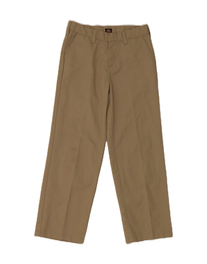 DICKIES Womens Straight Chino Trousers US 12 Large W26 L26 Beige Polyester Vintage Dickies and Second-Hand Dickies from Messina Hembry 