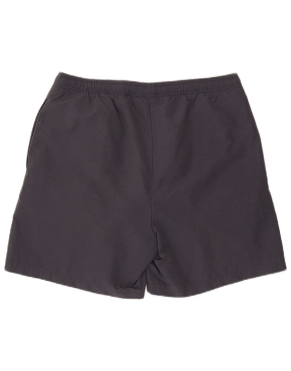 Pantaloncini da bagno Reebok da uomo in poliestere grigio medio