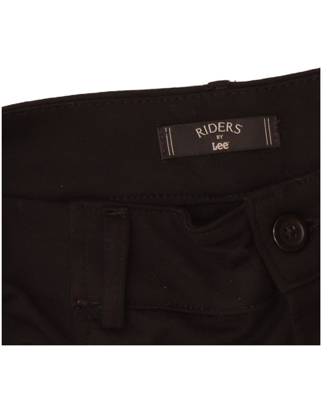 Pantaloni casual da motociclista Lee da donna US 12 Large W32 L32 poliestere nero