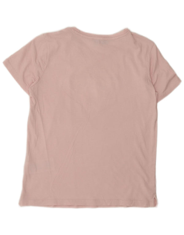 T-shirt grafica da donna Guess Top UK 8 Small in cotone rosa