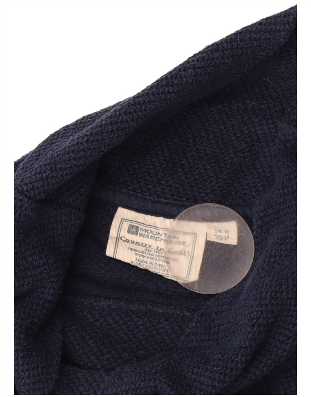 MOUNTAIN WAREHOUSE Felpa corta da donna Maglione UK 10 Small Blu navy