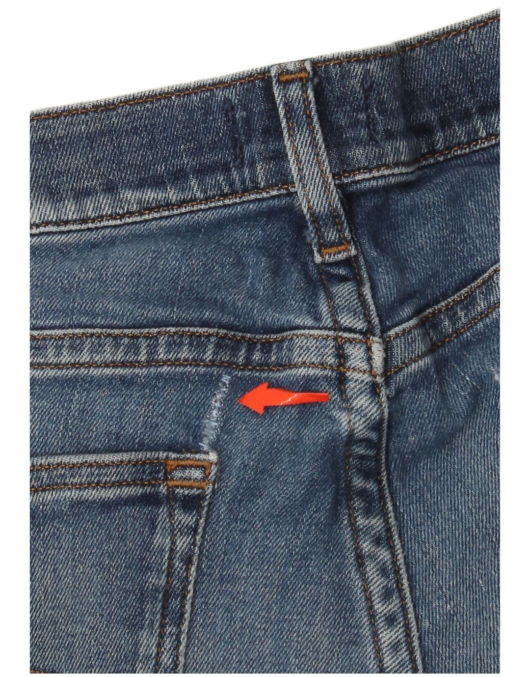 TOMMY HILFIGER Jeans bootcut da uomo W32 L30 cotone blu