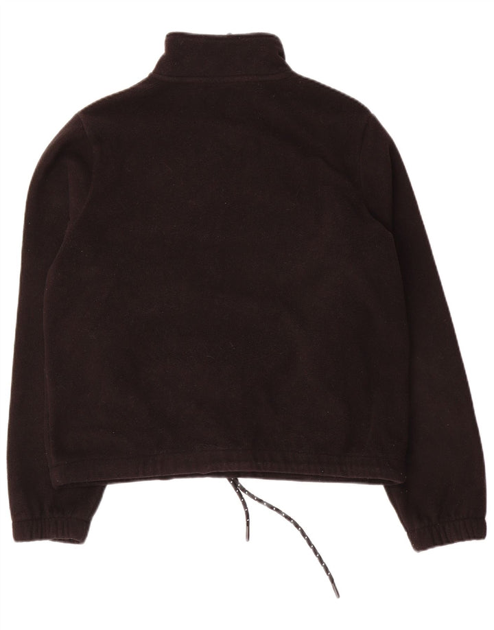 Maglia da donna in pile con grafica oversize Fila UK 8 Small Black Colourblock