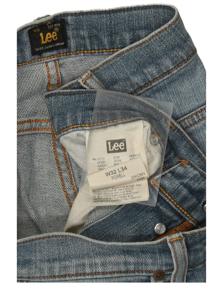 Jeans LEE Powell Slim da uomo W32 L34 in cotone blu