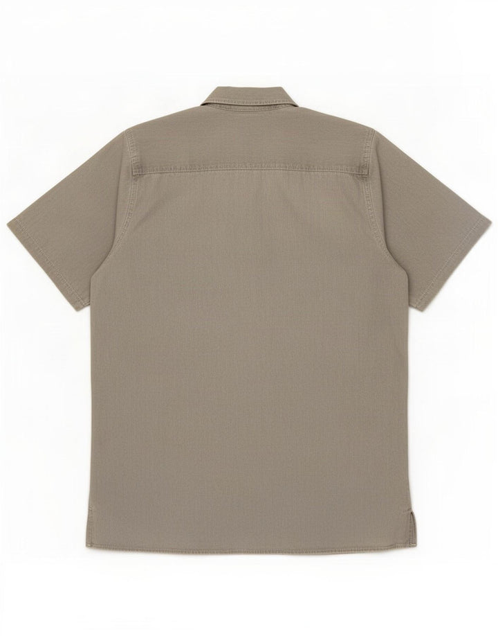 Camicia a maniche corte da uomo Levi's in cotone grigio medio