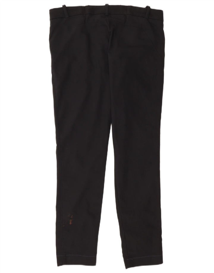 Pantaloni casual slim da donna Zara grandi W30 L30 neri