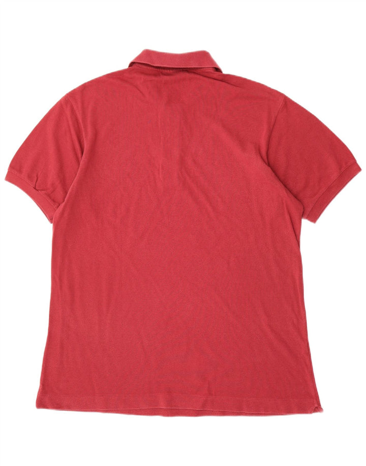 Polo da uomo LACOSTE taglia 4 media in cotone rosso