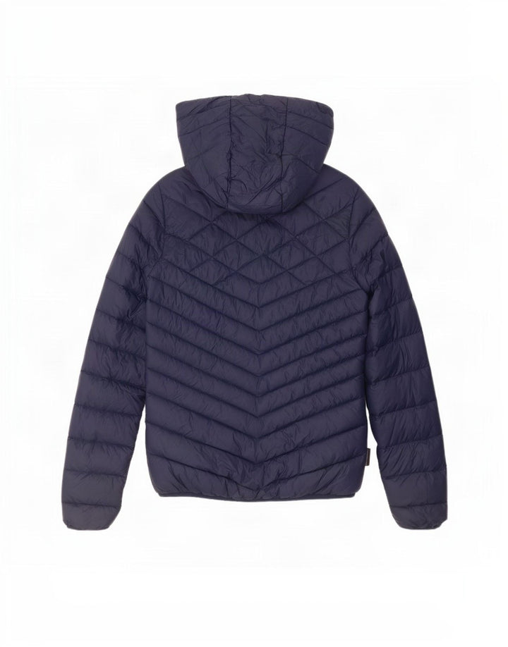 Giacca imbottita da donna Jack Wolfskin UK 8/10 piccola in nylon blu navy