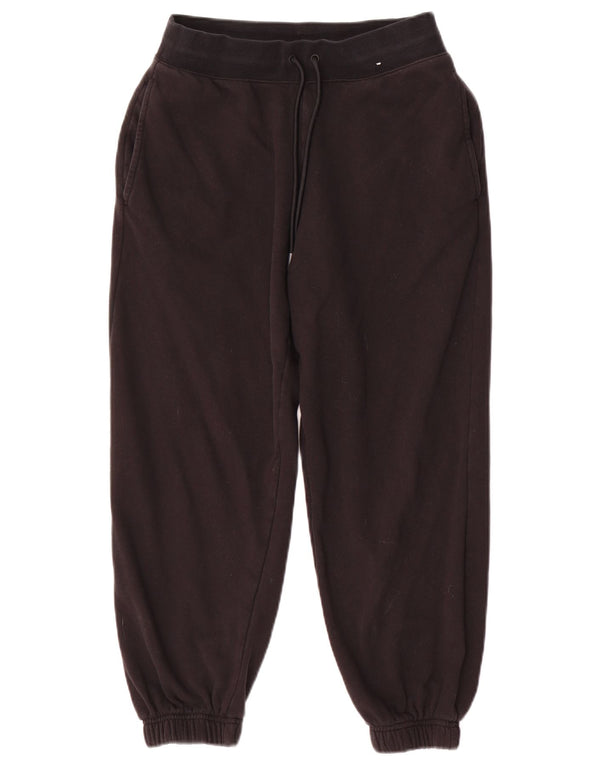 Pantaloni da tuta da donna Marks & Spencer Joggers UK 10 piccoli cotone nero