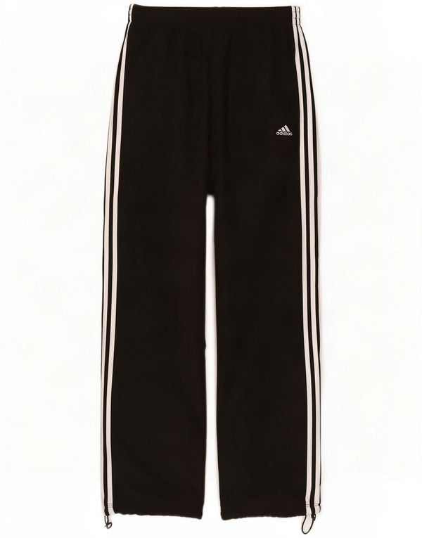 Adidas Mens Tracksuit Trousers Medium Black Colourblock Polyester