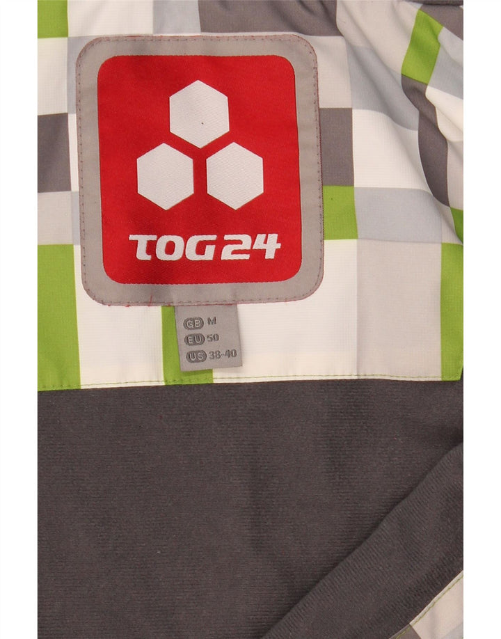 Giacca da sci con cappuccio da uomo Tog 24 UK 38 Beige medio geometrico