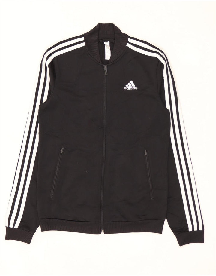 Giacca da tuta da donna ADIDAS UK 4/6 XS poliestere nero