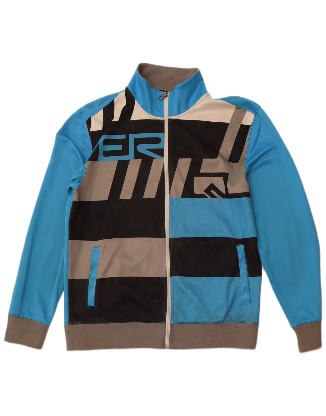 Giacca da tuta da donna QUIKSILVER UK 16 Large Blu Colourblock