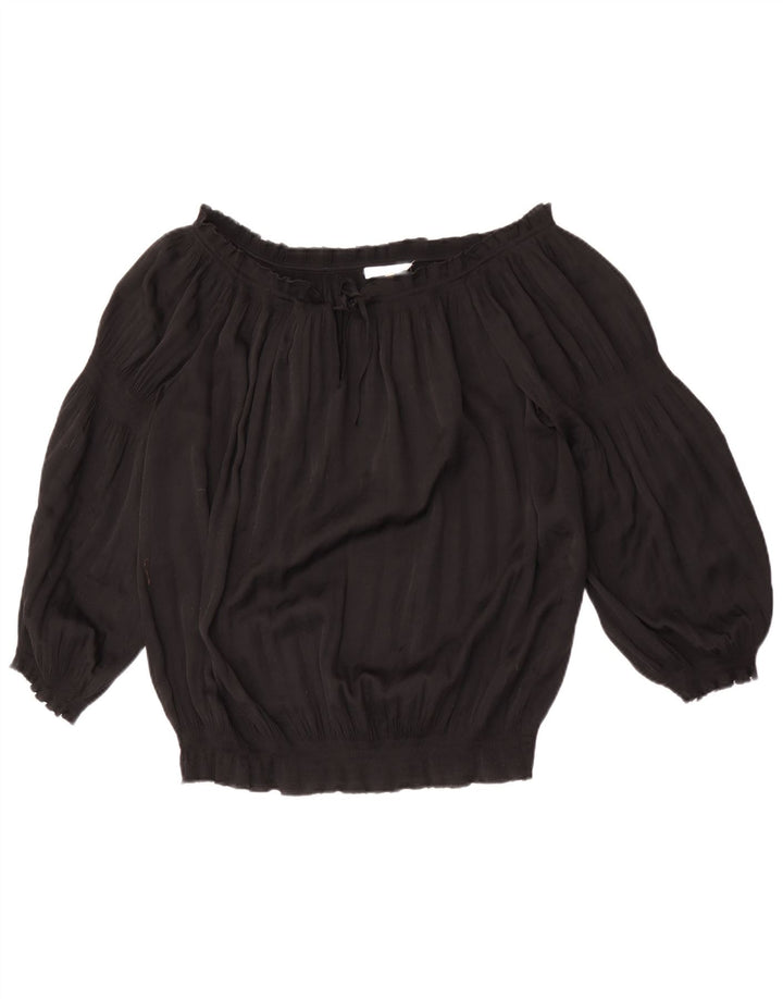 Top camicetta con spalle scoperte da donna Calvin Klein UK 18 XL Nero