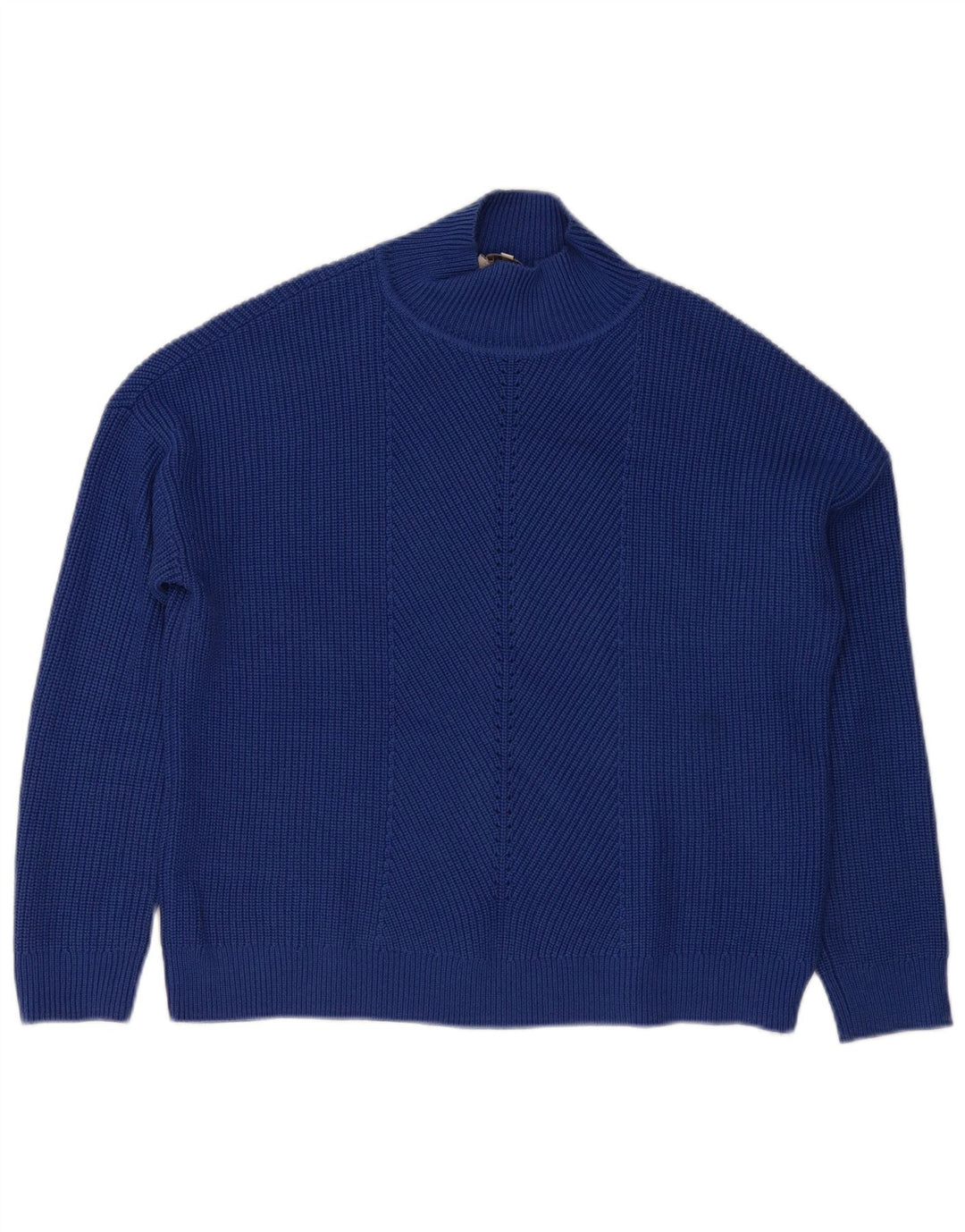 Maglione maglione a collo alto da donna Hobbs UK 16 grande blu