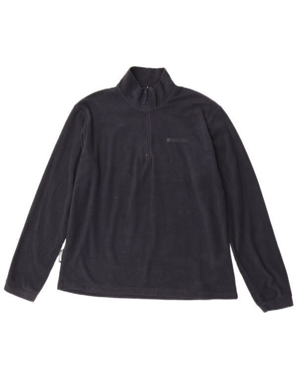 Maglione in pile da donna con collo e zip Mountain Warehouse UK 16 Large Blu Navy