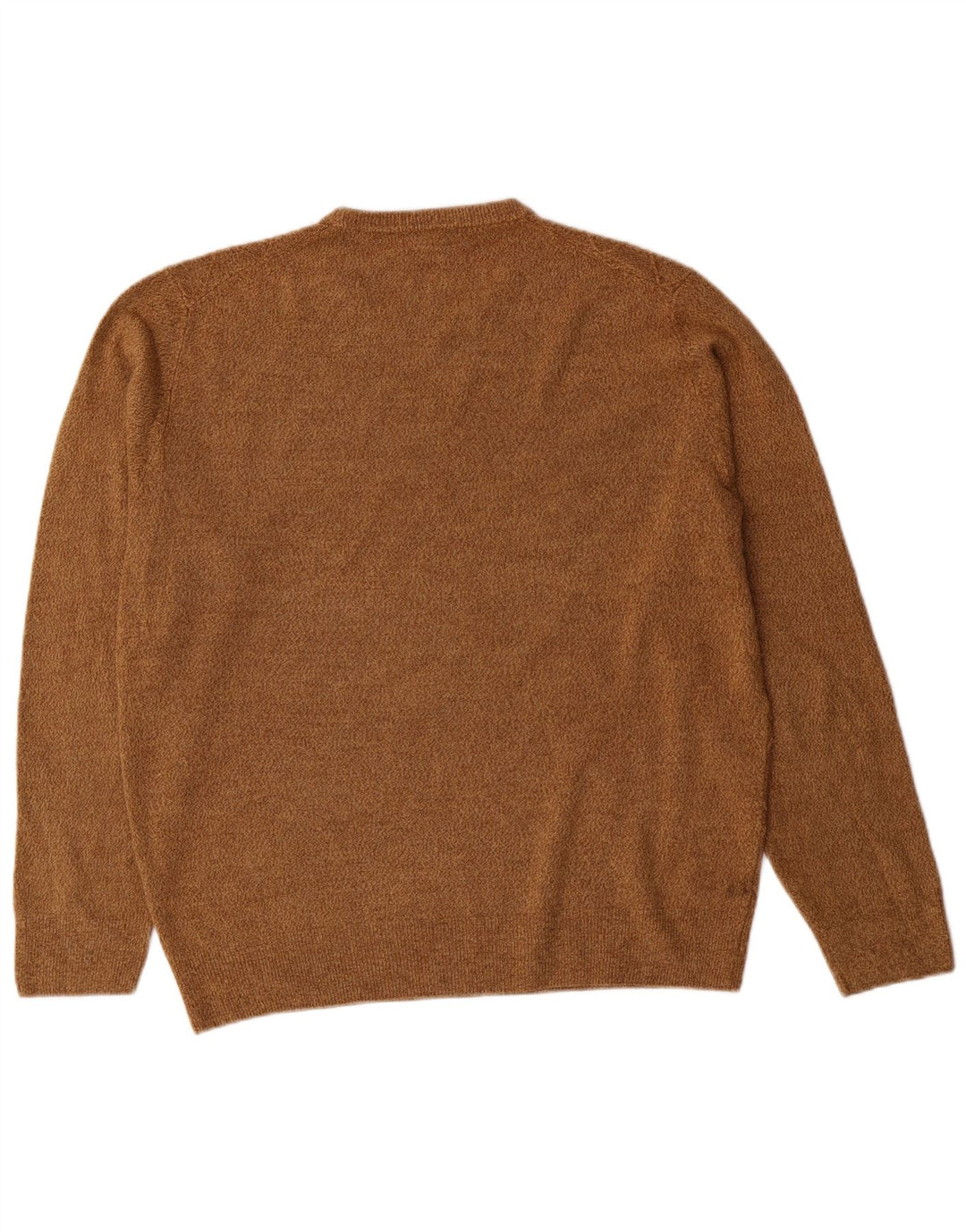 Maglione girocollo da uomo Dockers, grande, marrone, a rombi/acrilico con diamanti