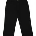 LEE Womens Straight Capri Trousers US 6 Medium W28 L19 Black Cotton