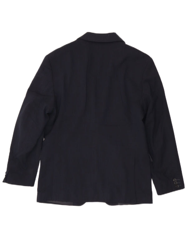 Giacca blazer da uomo a 2 bottoni Zara EU 46 piccola in poliestere blu navy