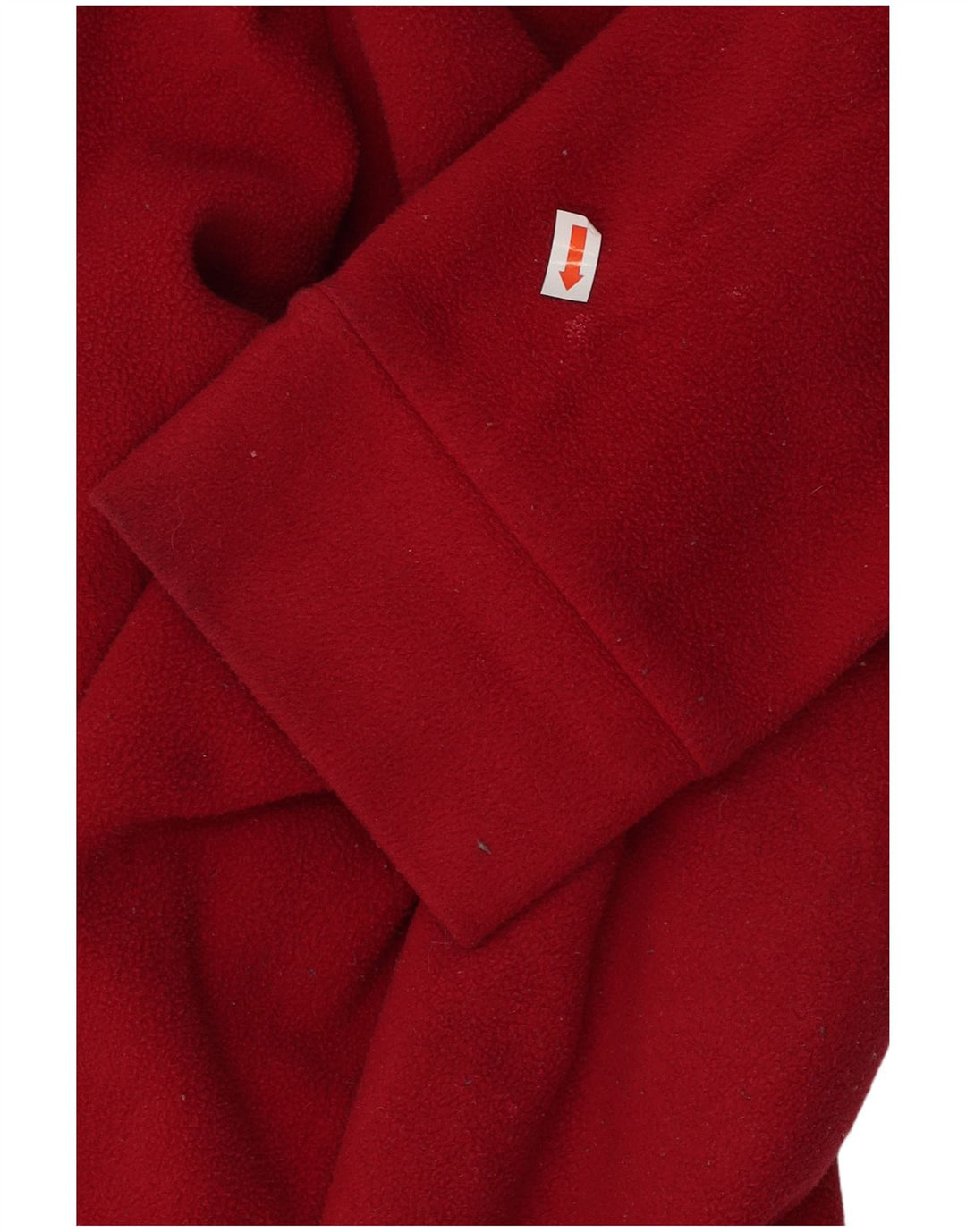 Maglione in pile da uomo con zip e collo LOTTO 2XL rosso poliestere