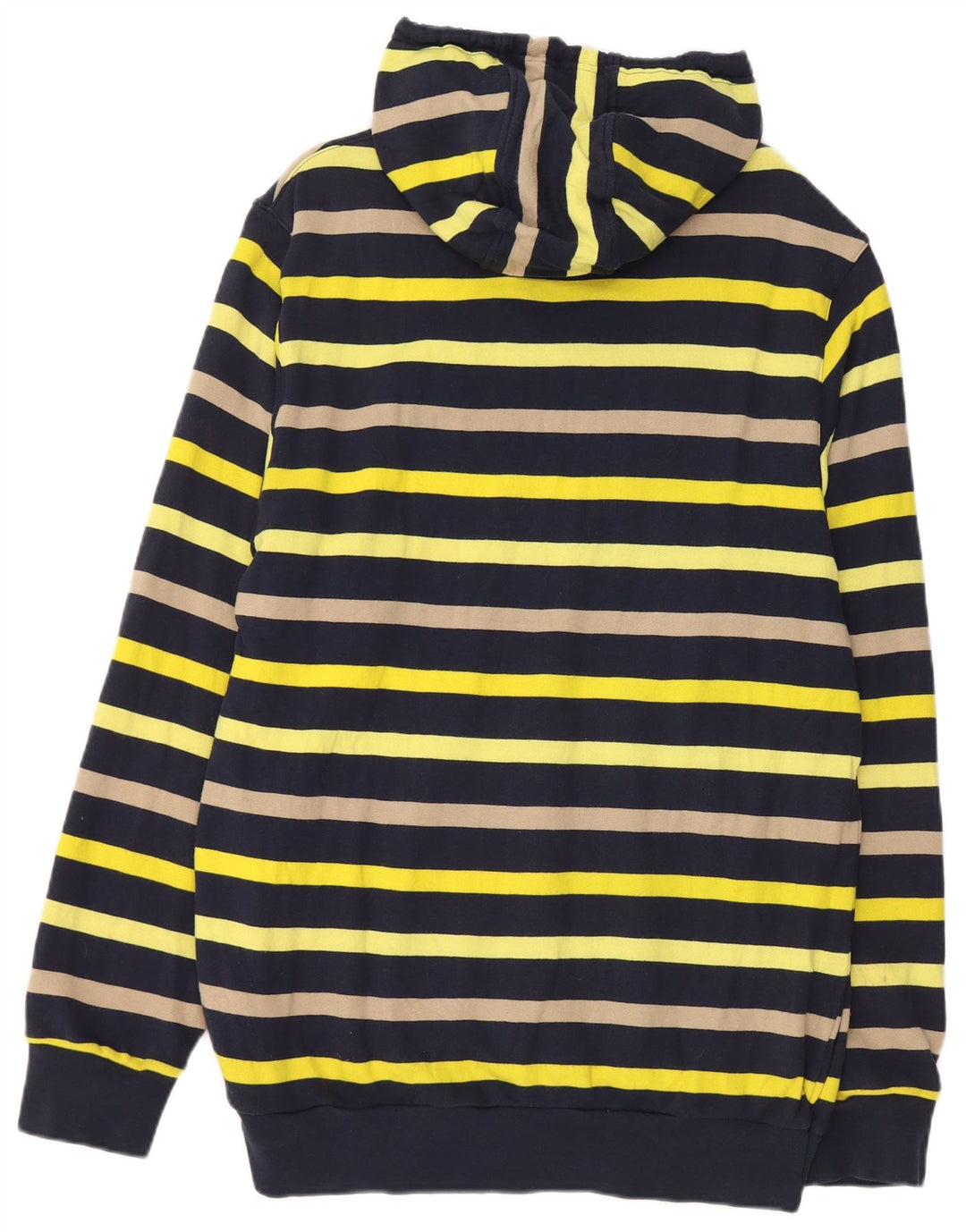 Maglione con cappuccio da uomo ADIDAS grande in cotone a righe multicolore