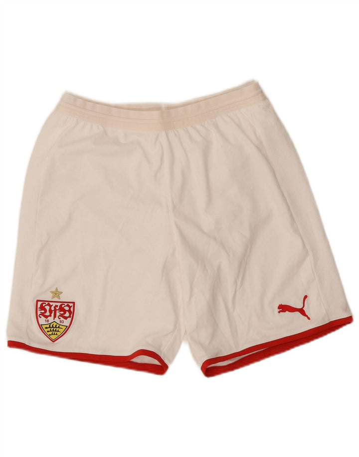 Pantaloncini sportivi Puma Uomo VfB Stuttgart Medio Bianco