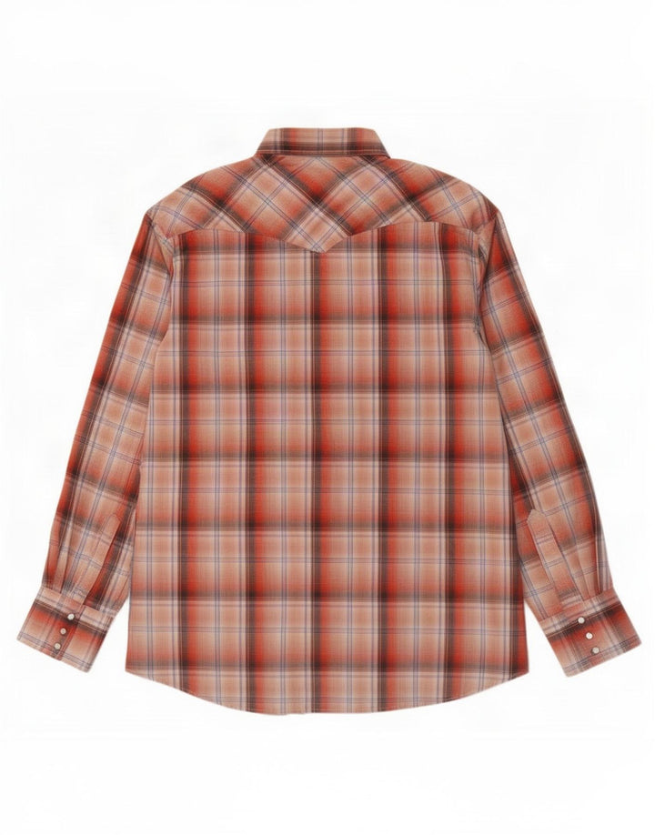 Camicia da uomo in flanella Wrangler XL scozzese rossa